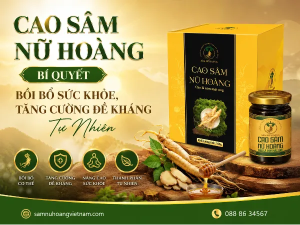 Cao Sâm Nữ Hoàng – Bí Quyết Bồi Bổ Sức Khỏe Và Đề Kháng Tự Nhiên