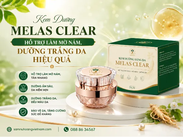 Kem Dưỡng Melas Clear – Hỗ Trợ Làm Dưỡng Trắng Da Hiệu Quả